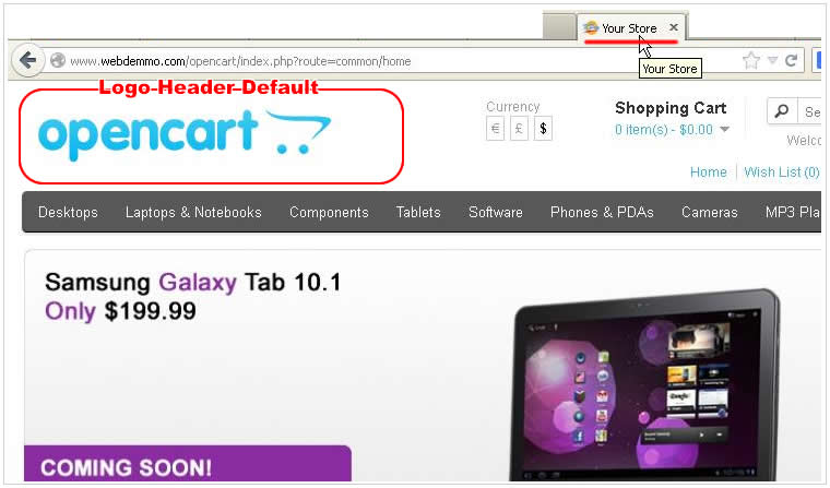Cara Merubah Logo Header Opencart