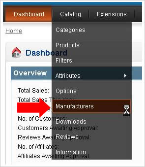 Cara Menambahkan Pabrikan opencart